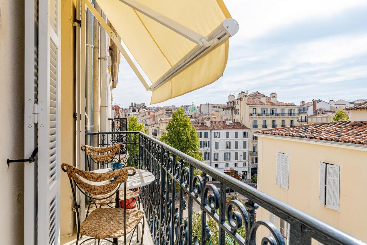 Balcon Filant, Vue 180, Store, Netflix, Clim ,Ascenseur, T2, Acces Avec Code Marseille Exterior photo
