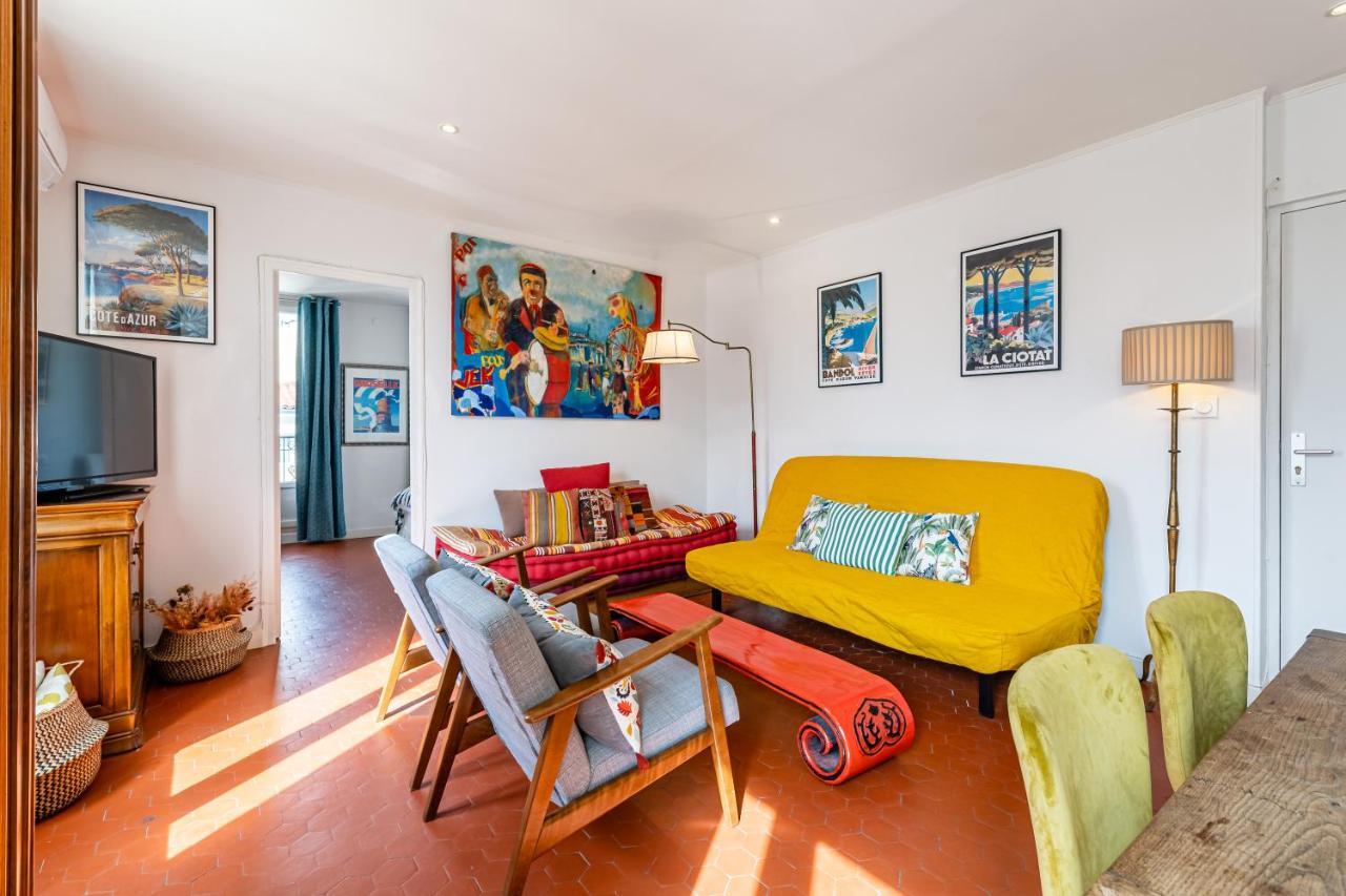 Balcon Filant, Vue 180, Store, Netflix, Clim ,Ascenseur, T2, Acces Avec Code Marseille Exterior photo
