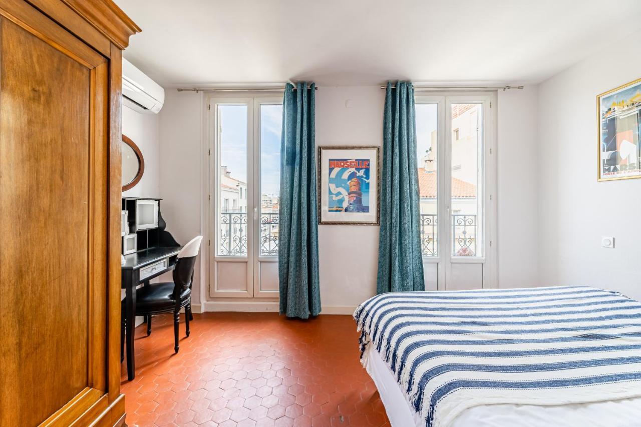 Balcon Filant, Vue 180, Store, Netflix, Clim ,Ascenseur, T2, Acces Avec Code Marseille Exterior photo